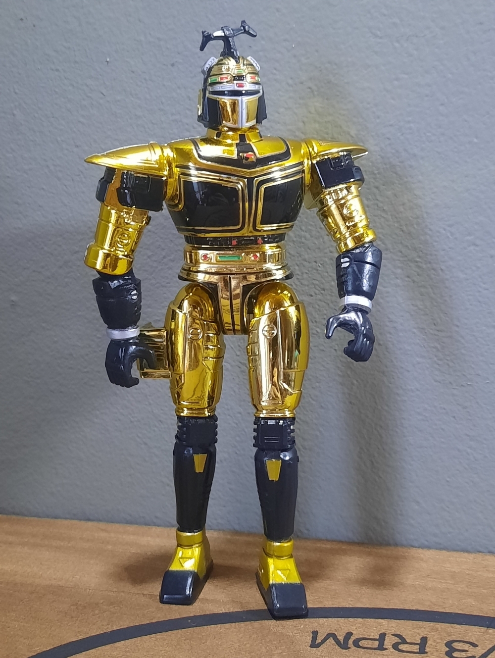Beetleborgs Metallix CHROMIUM GOLD Action Figure Bandai 1997